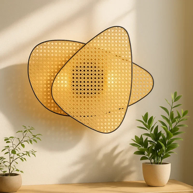 Abat Jour Lampe de Chevet Osier
