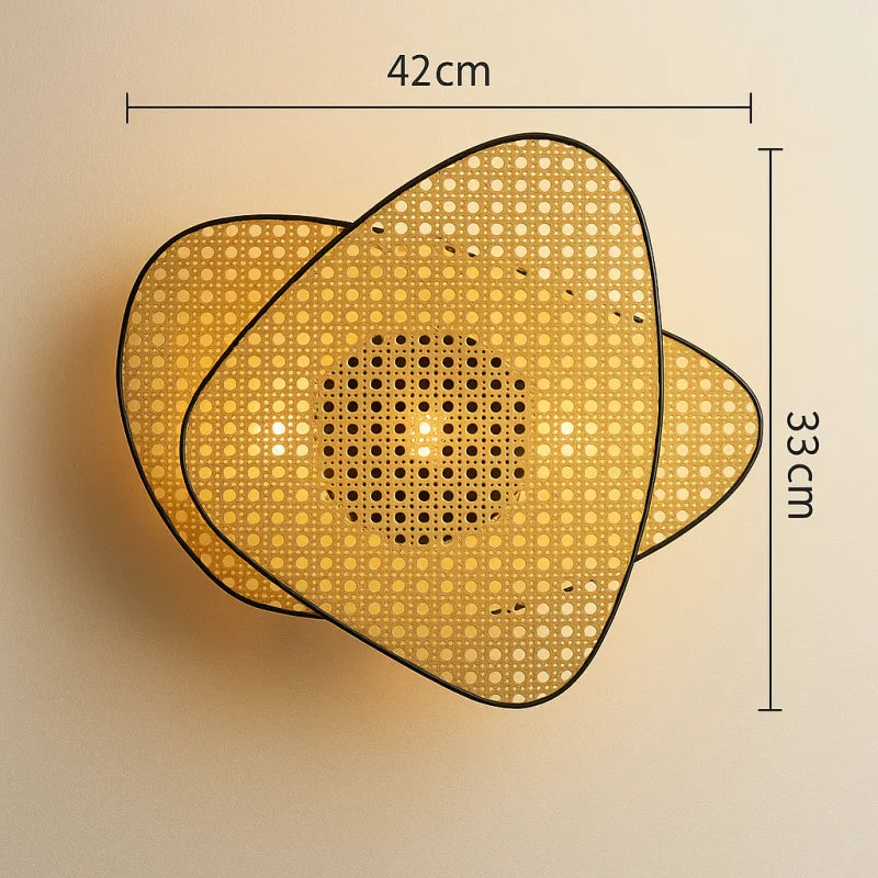 Abat Jour Lampe de Chevet Osier