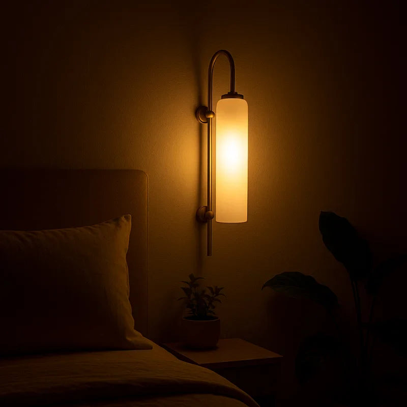 Applique Murale Verre Blanche