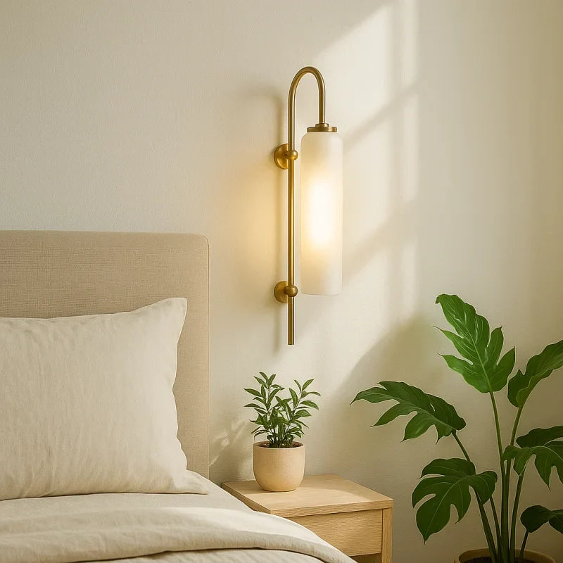 Applique Murale Verre Blanche