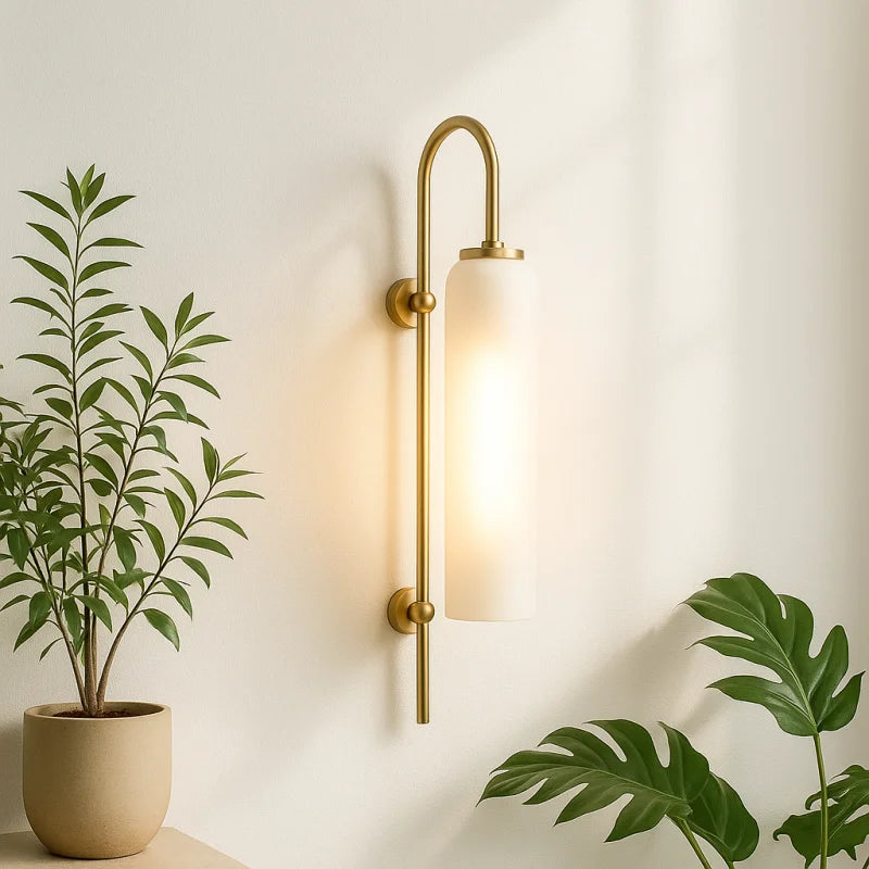 Applique Murale Verre Blanche