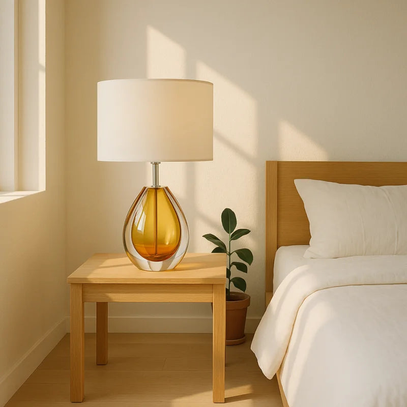 Globe en Verre Lampe de Chevet