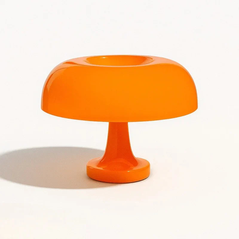 Lampe Champignon Orange Vintage