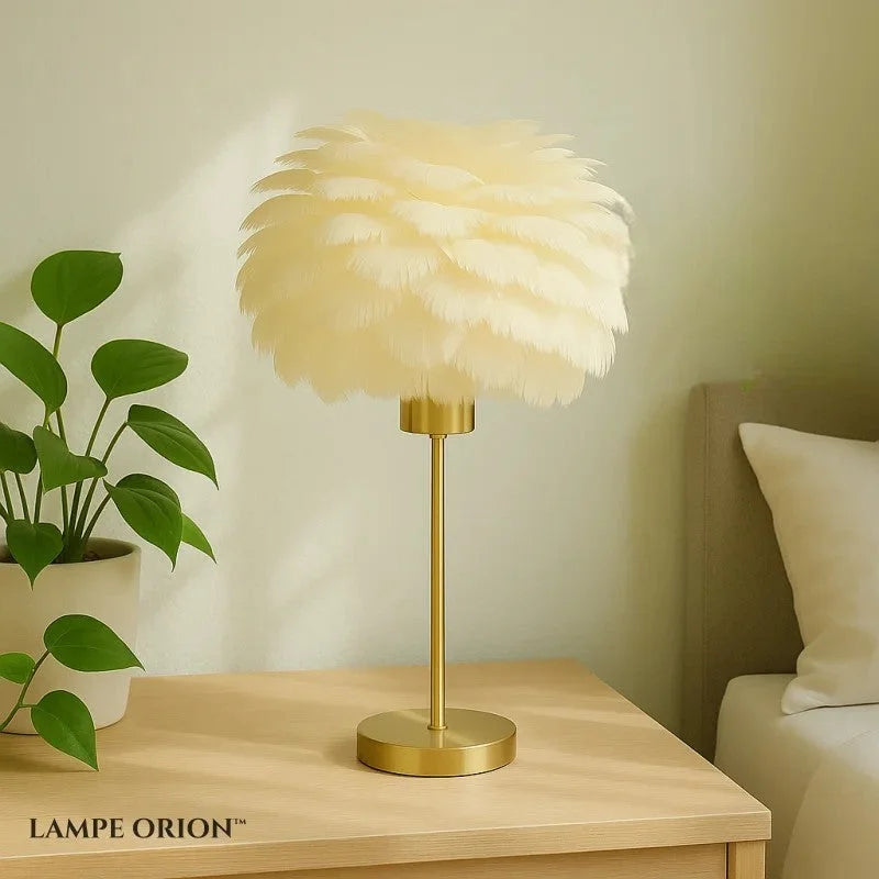 Lampe de Chevet a Plume