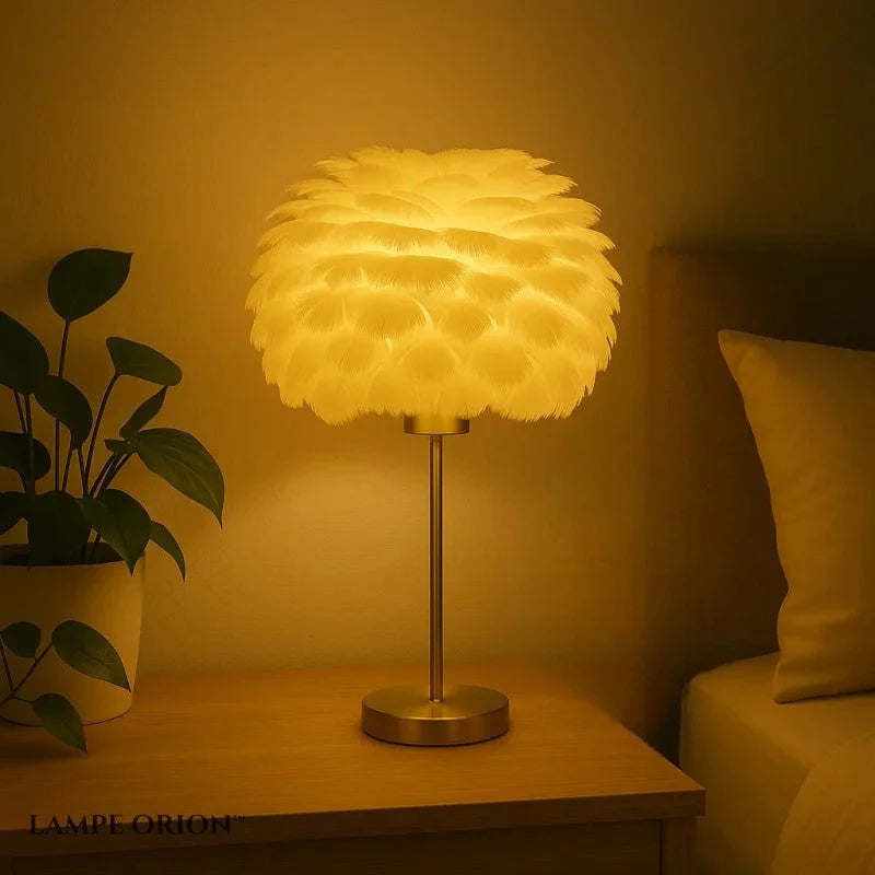 Lampe de Chevet a Plume