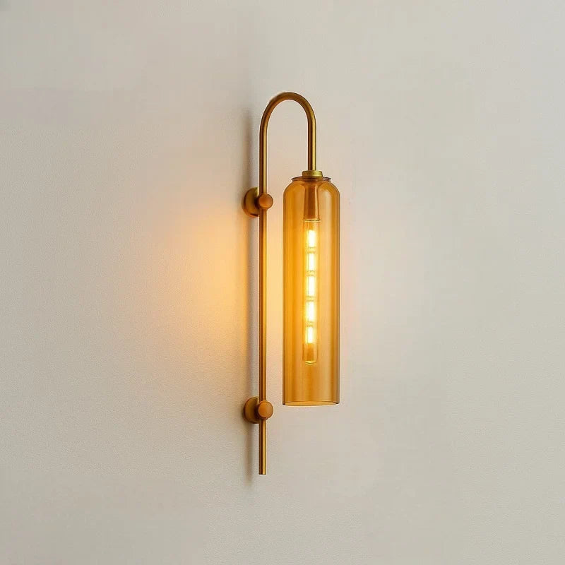 Lampe de Chevet Applique Murale en Verre