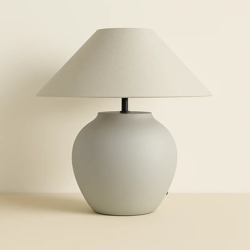 Lampe de Chevet Céramique Blanche
