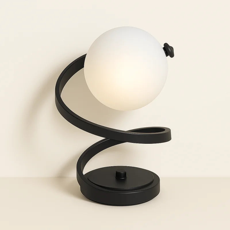 Lampe de Chevet pour Chambre à Coucher Design Noire