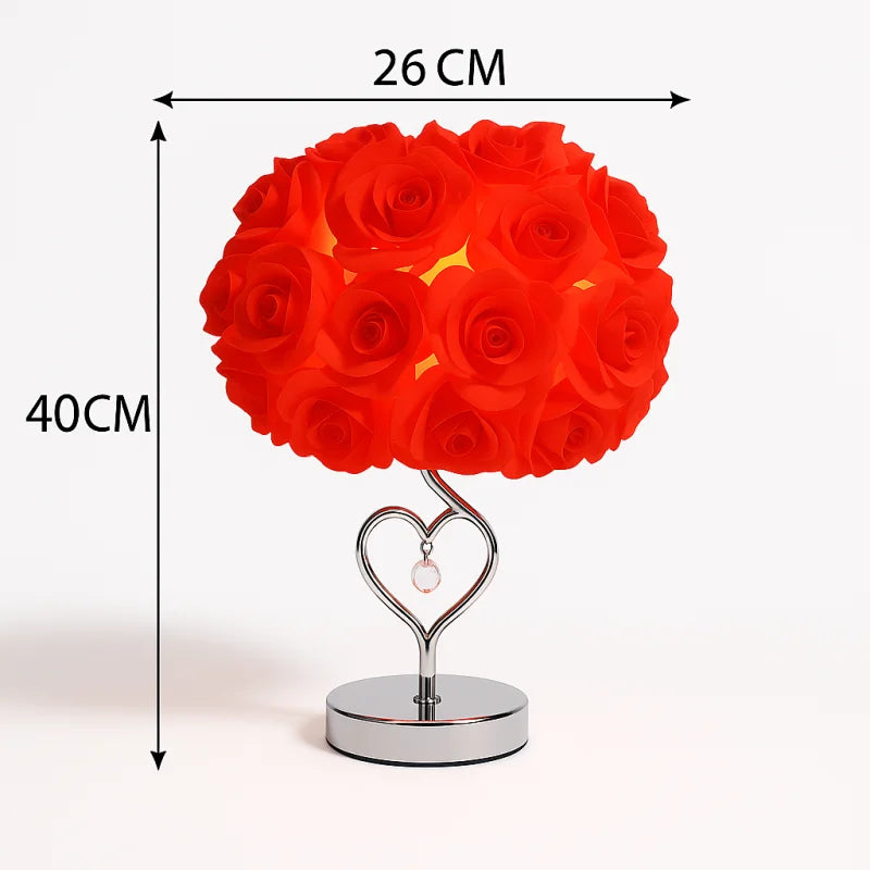 Lampe de Chevet Romantique Rose