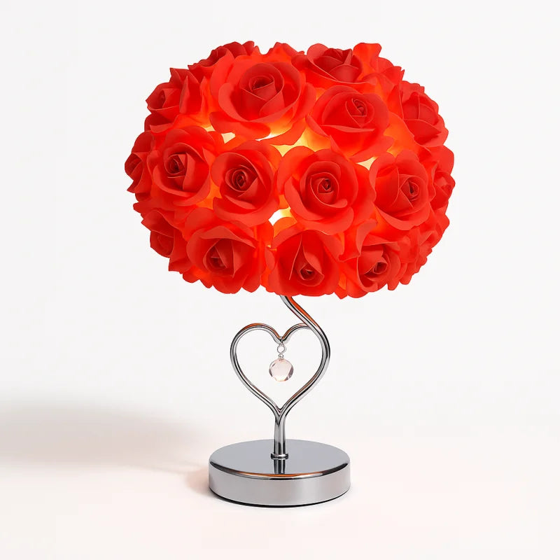 Lampe de Chevet Romantique Rose