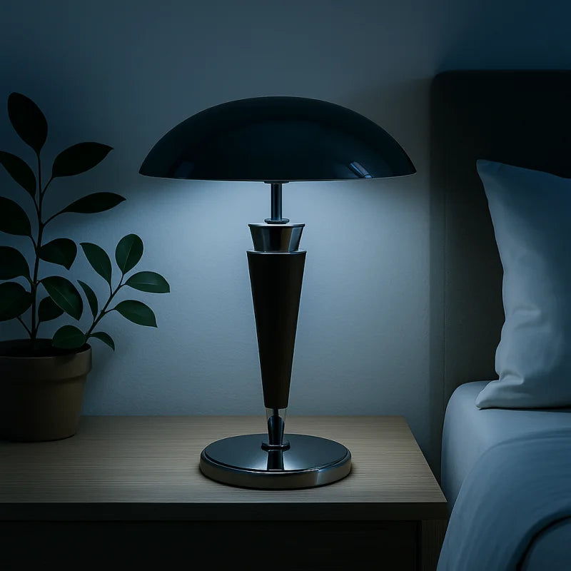 Lampe de Chevet Style Industriel - Blanc Froid - Lampe de Chevet