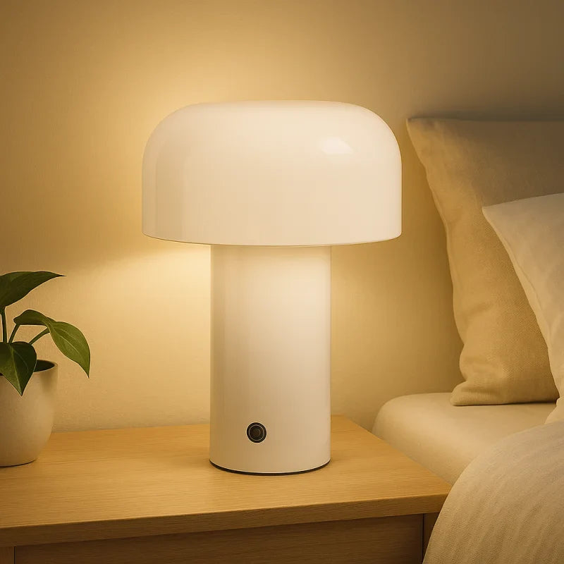 Lampe de Chevet Touch Tactile Blanche
